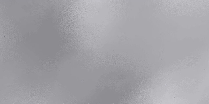 Shiny foil or silver metallic pattern. Texture of transparent, matte white and grey frosted glass, blur effect. Stained glass decorative background with glitter effect. Vector illustration