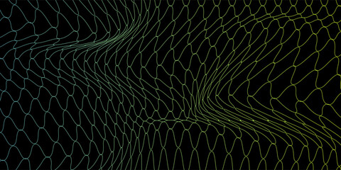 Mesh texture for fishing net. Seamless pattern for sportswear or soccer goal, volleyball net, basketball hoop, hockey, athletics. Abstract, sport, modern mesh background. © Faya
