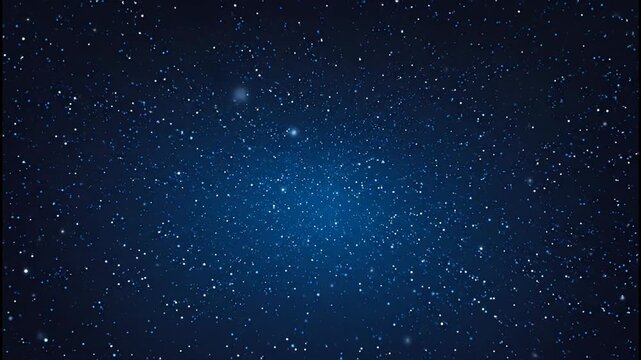 A captivating night sky scene showcases a brilliant star amidst a vast expanse of twinkling stars and deep blue hues, evoking a sense of wonder and cosmic beauty.