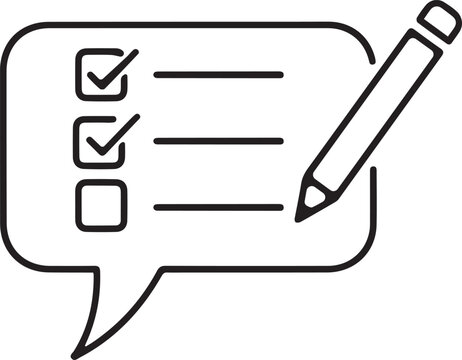 checklist, message, chat, list, task, communication, inbox, notification, checklisticon, messageicon,