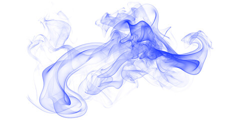 Blue smoke swirls on black background ethereal wispy vapor flow mystical artistic texture wallpaper graphic backdrop art © PNG