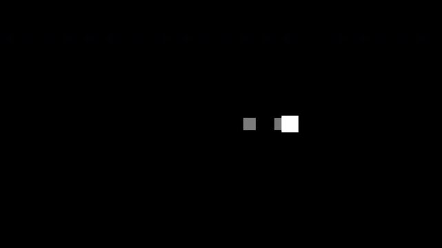 Loading Animation Rectangle Shape Move Left To Rigth and Main Opacity Clean White Loop Transparent Background