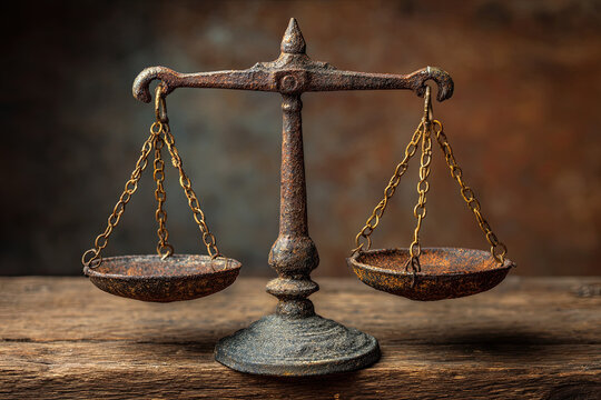 Balance scale rocks - Concept of harmony and equilibrium 