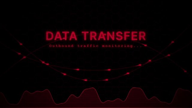 Digital data transfer dynamics: analyzing outbound traffic patterns