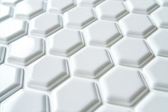 White nano-ceramic heat protection tiles for aerospace tech.