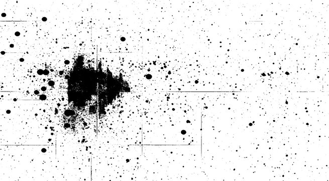 Black and white grunge. dust and grunge grain texture distorted grange overlay retro texture template.