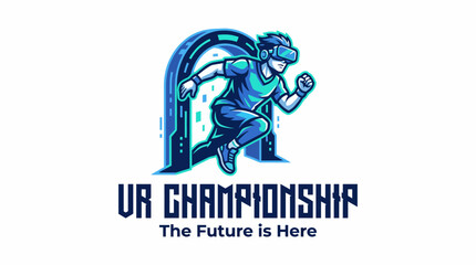 An engaging image depicting a competitor in a Virtual Reality Championship, showcasing the thrilling experience of immersive gaming and the future of entertainment. © Shufen