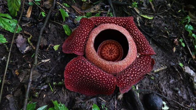 Raflesia and massive flower in West sumatra, Indonesia