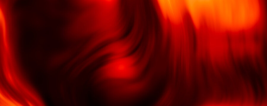 Vibrant red black abstract flowing liquid texture. creating dark dramatic background dynamic energy passionate flame motion modern elegant graphic design element blank template mockup layout space
