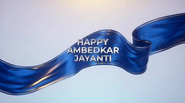 Happy Ambedkar Jayanti Celebration Banner