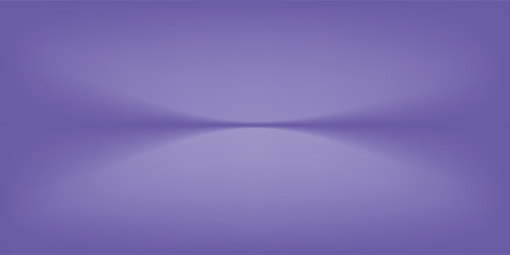 Abstract gradient podium background. Violet, purple and lilac empty 3d studio backdrop. Clean scene for product presentation mockup template. Vector illustration