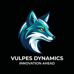 Obraz premium This striking logo features a sleek fox illustration, symbolizing cunning and intelligence, ideal for brands focused on innovation and forward-thinking solutions.