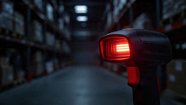 Industrial laser barcode scanner