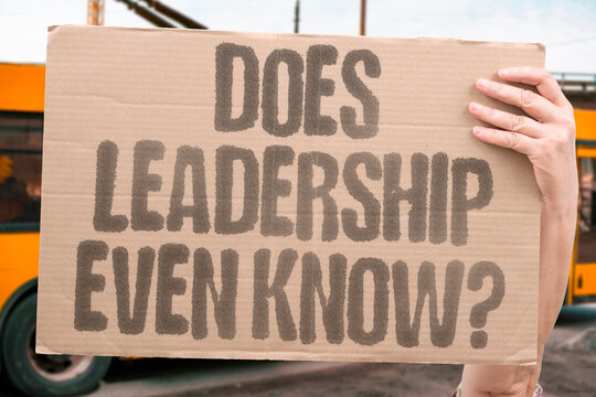 "Does Leadership Even Know?" Filtered reporting chains leave top executives fundamentally uninformed about problems. LEADER. FILTER. CHAIN. EXEC. UNINFORM.