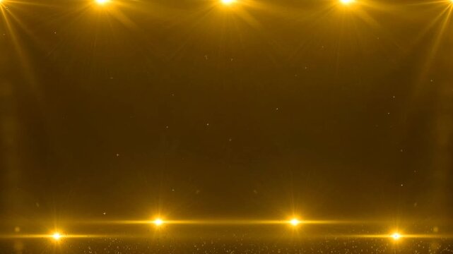 the best award background with spotlight on stage