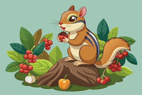 squirrel and acorn