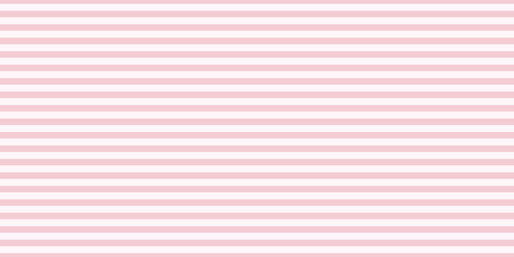 Light pink seamless stripes background. Abstract watercolor strokes repeated pattern. Summer pastel straight horizontal lines for fabric, wrapping paper, textile, banner, poster. Vector wallpaper