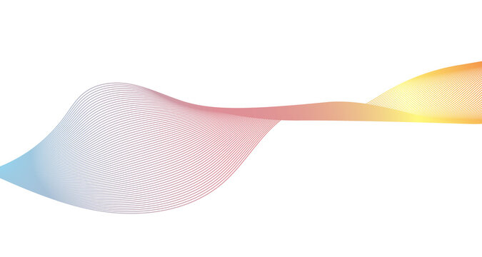 a refined digital abstract that features a fluid, ribbon-like wave structure with a rich color gradient, emphasizes elegant, mathematical curves and the interplay of color and line density