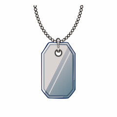 Fototapeta premium Dog Tag Necklace
