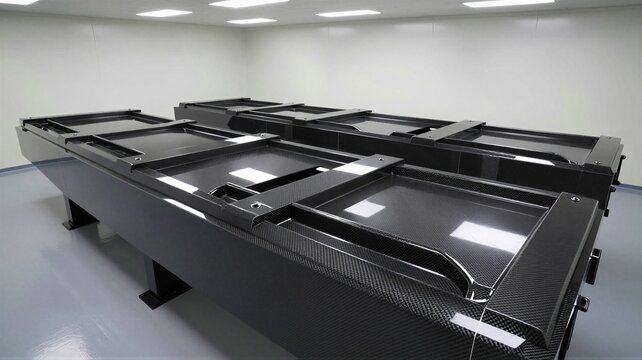 Polished Carbon Fiber Components