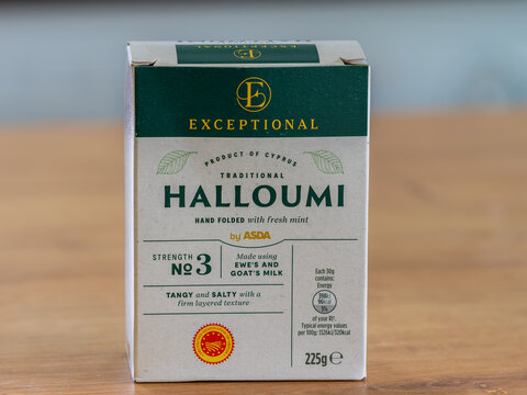 Asda Exceptional Halloumi cheese product from Cyprus
