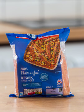 Asda eight flavourful pork sausages for cooking breakfast