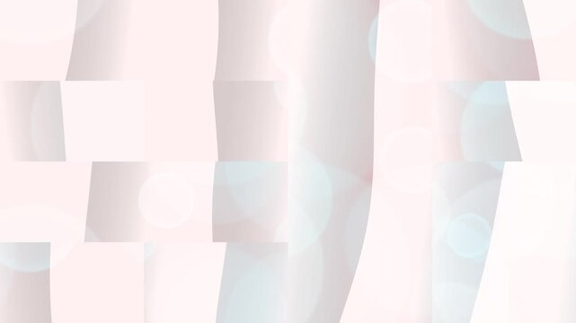 Geometric shapes overlap in abstract composition closely
