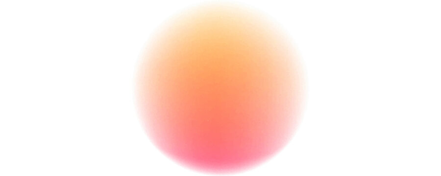 Color gradient, gradation circle, vector grain noise texture holographic blur abstract background. Color watercolor gradient blend mesh of neon iridescent colors gradation