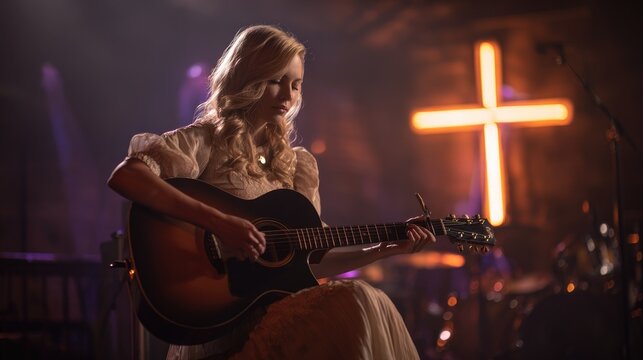 Performance of Female Gospel Singer