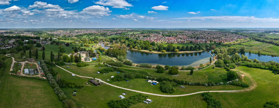 Kettering Wicksteed Park Arial View 