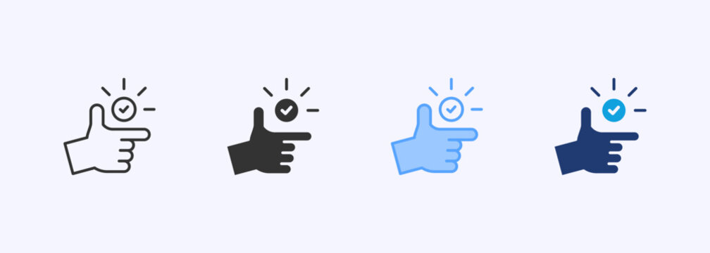 Easy Icon Set Color Multiple Style Collection Illustration