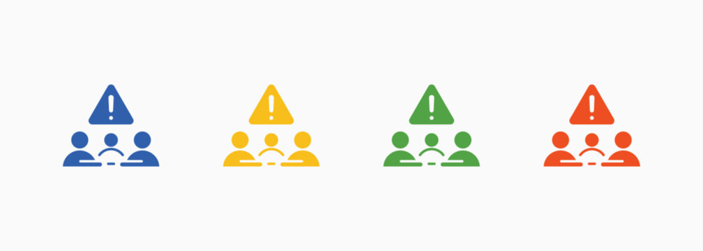 Mediate Icon Set Color Multiple Style Collection Illustration