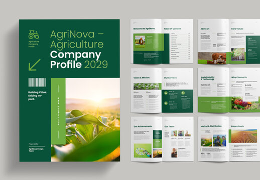 Agriculture Company Profile Brochure