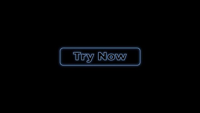 CTA Try Now Text Animation