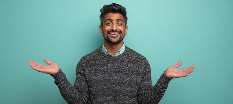 South Asian male learning creator explaining