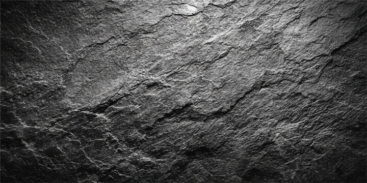 A rough grunge backdrop features an aged dark wood texture with a cracked grey stone surface and dirty plaster pattern for an old weathered wall material