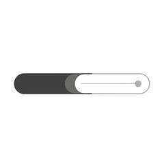 Fototapeta premium Black and white progress slider button.