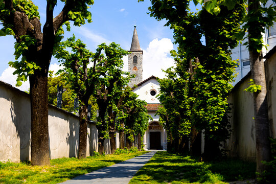 historic asona on the lago maggiore in switzerland