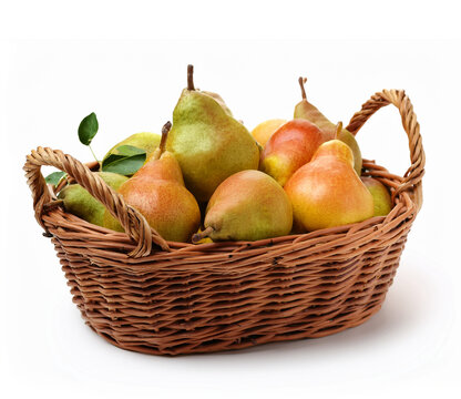 poire, fruit, aliment, isol&eacute;, frais, sain, vert, jaune, blanc, r&eacute;gime, organique, juteuse, veg&eacute;tarien, naturel, rouge, nature, nutrition, fra&icirc;cheur, sant&eacute;, dessert, vitamine, mangeant