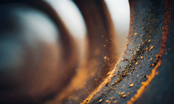 rust on large metal rings