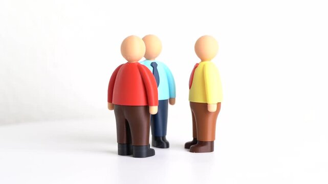 Gathered office workers. Compromise and agreement. Successful collaboration. Team alignment, consensus building and leading to positive business outcomes.