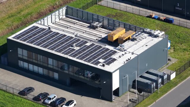 View of a small scale commercial datacenter in the Netherlands, showing cloud services, colocation, server infrastructure, connectivity, and business IT operations.