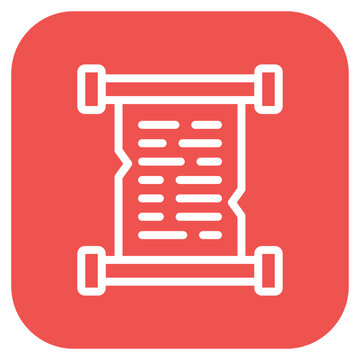 Pirate Scroll Icon Style
