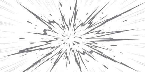 Comic book style star burst explosion graphic effect with sharp lines ©  creative  marlia