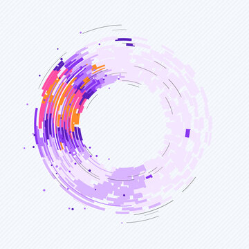 Digital Concentric Segment Circle