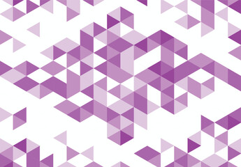 Fototapeta premium Purple random geometric abstract design
