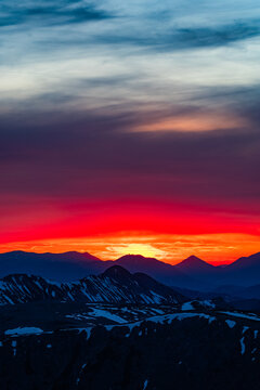 Sonnenuntergang Heukuppe - Rax - Hochsteiermark - &Ouml;sterreich