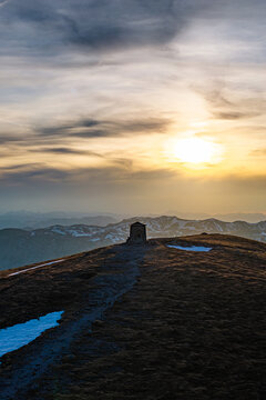 Sonnenuntergang Heukuppe - Rax - Hochsteiermark - &Ouml;sterreich