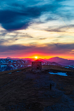 Sonnenuntergang Heukuppe - Rax - Hochsteiermark - &Ouml;sterreich