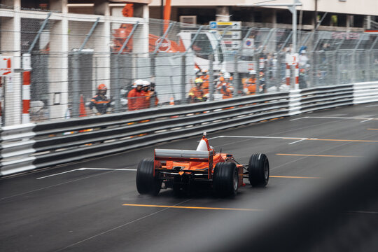 Ferrari F1 2002 at the Monaco F1 classic race